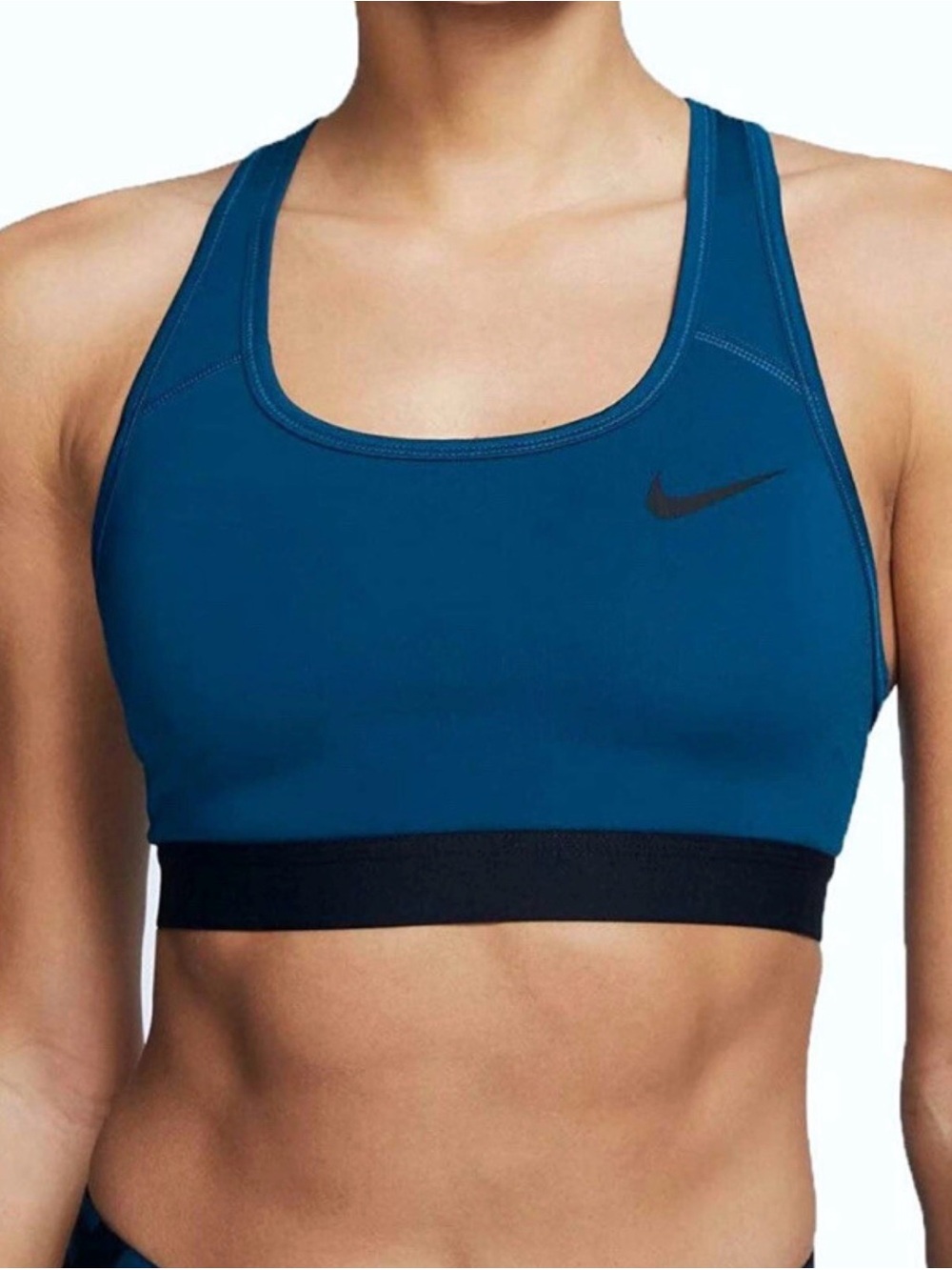 Nike Blue Sports Bra with Black Band